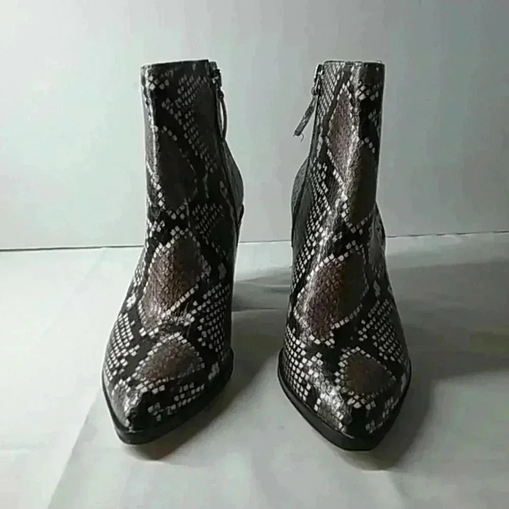 14 & union snake print booties - Picture 6 of 9